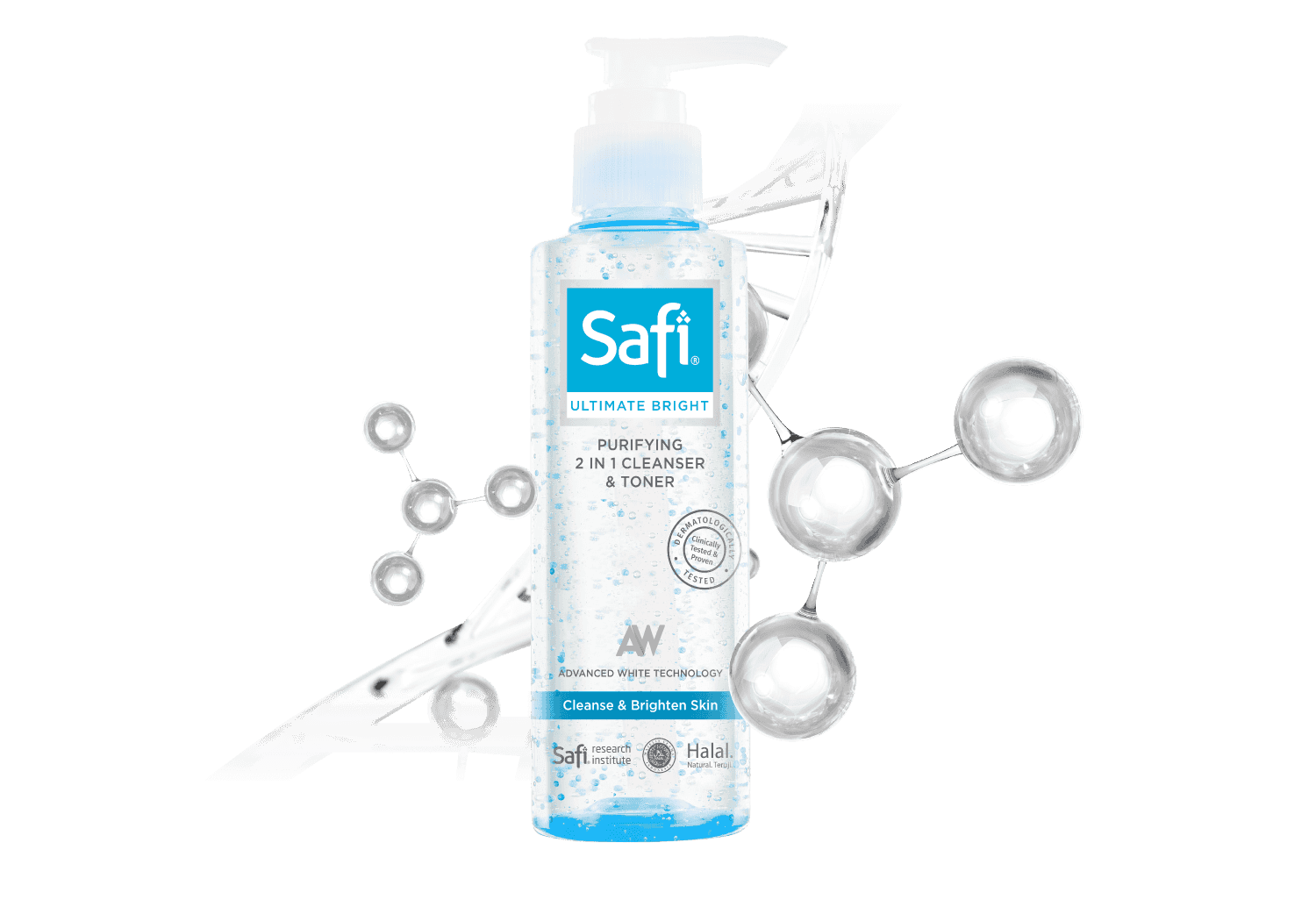 Safi Ultimate Bright Purifying 2in1 Cleanser & Toner image 2