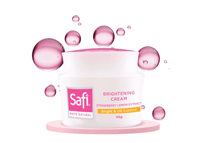 Safi White Natural Brightening Cream Strawberry Lemon Extract 45 gr image 1